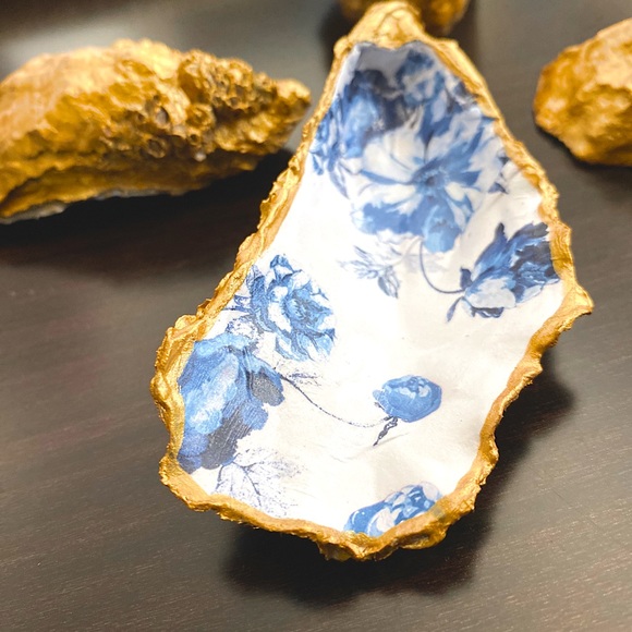 BLUE VINTAGE JEWELRY RING HOLDER - Picture 3 of 5